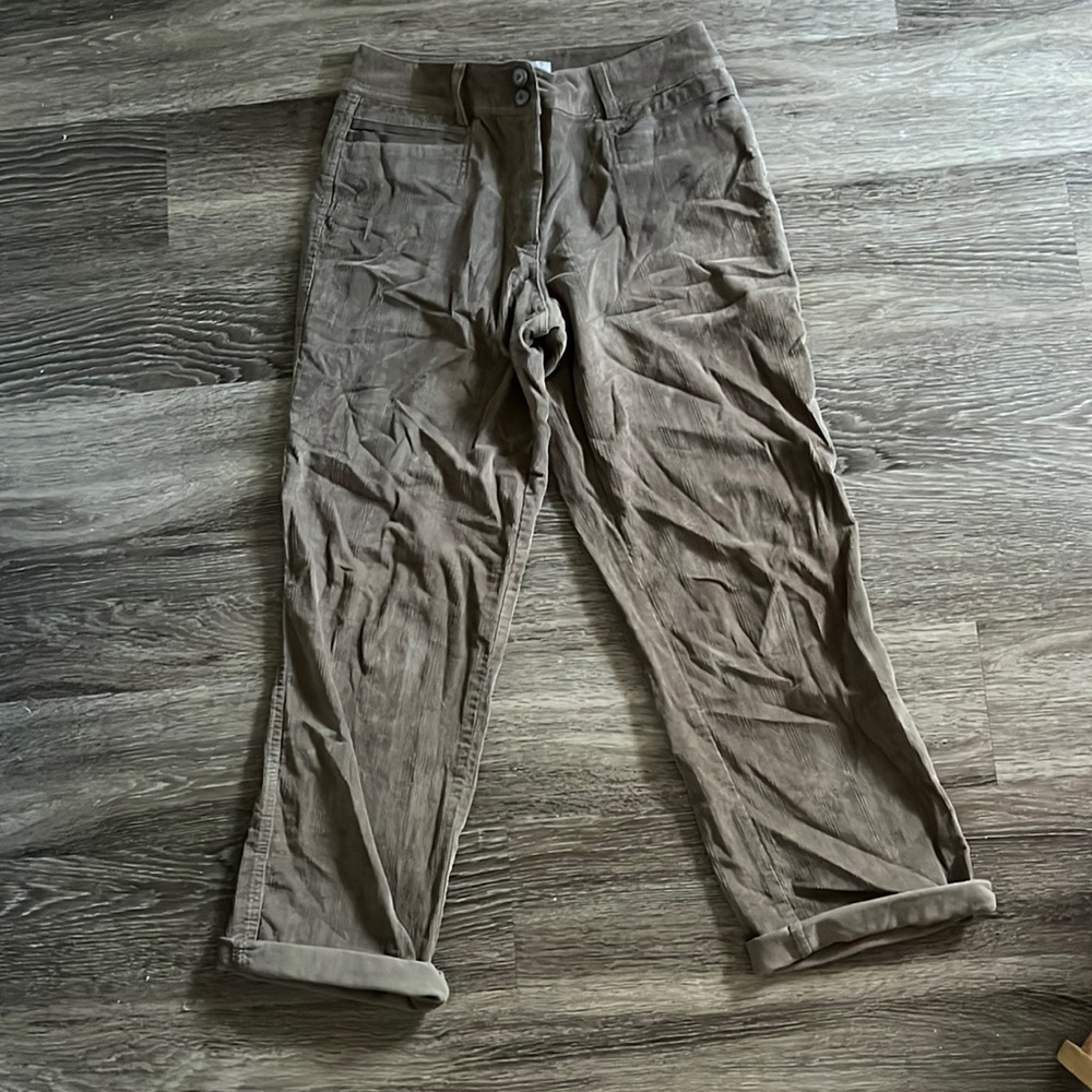 Corduroy brown dress pants from dress barn in size 6